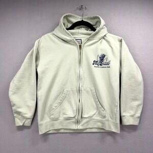 Folly Beach SC Pacific & Co Hoodie Mens Large Full Zip Sweatshirt Surf Resort